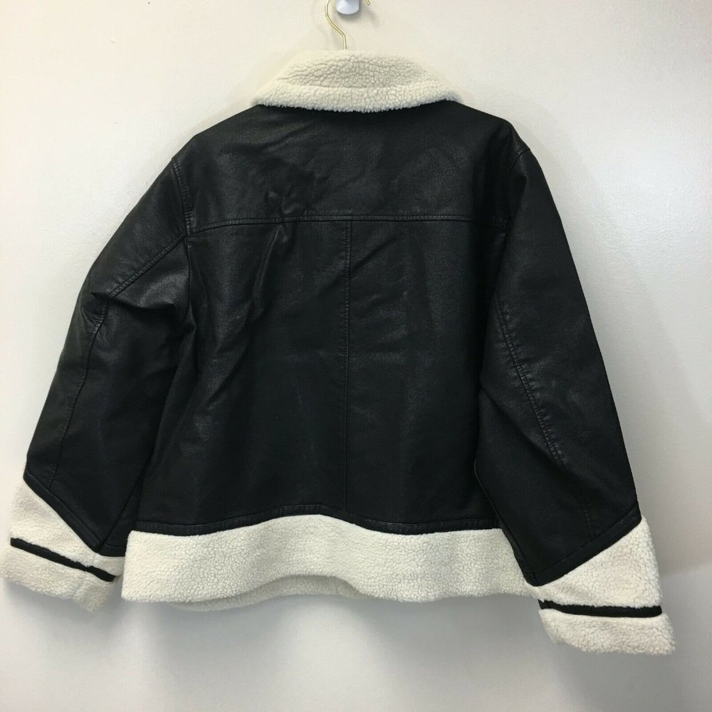 Universal Thread Plus Size Sherpa Moto Jacket - Picture 5 of 12